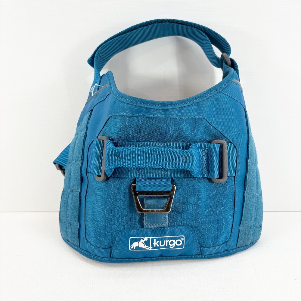 Kurgo Townie Blue Dog Harness Size M 25-50LBS Blue Mesh Padded Adjustable
